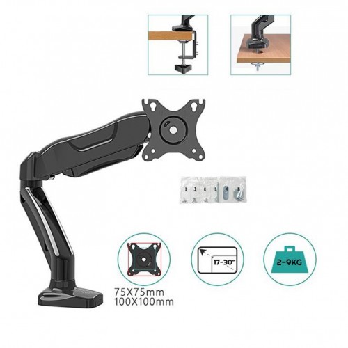 Kaloc KLC-V8 17"-30" Amortisörlü Monitör Masa Tutucu Kol Stand