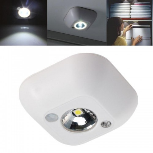Mini Hareket Sensörlü Led Gece Lambası Pilli Mini Hareket Sensörlü Led Gece Lambası Pilli