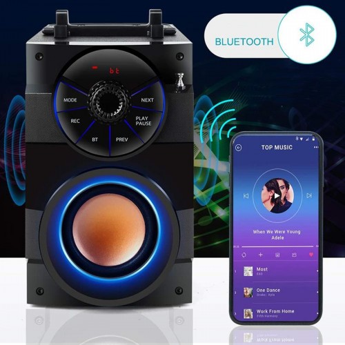S37 Bluetooth Taşınabilir Kablosuz Hoparlör FM Radyo Şarjlı