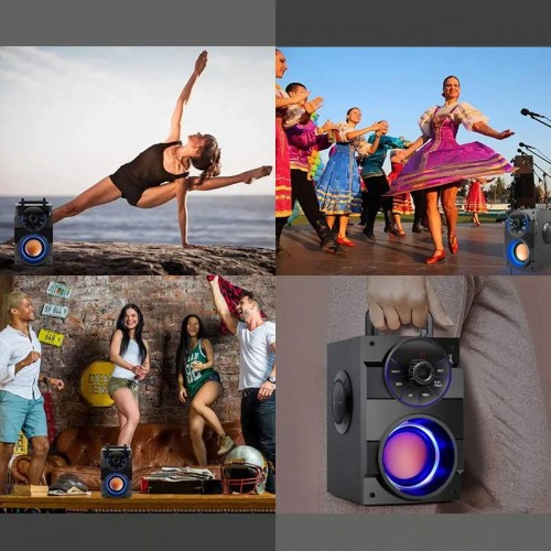S37 Bluetooth Taşınabilir Kablosuz Hoparlör FM Radyo Şarjlı S37 Bluetooth Taşınabilir Kablosuz Hoparlör FM Radyo Şarjlı