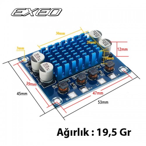 TPA3110 Dijital Stereo Anfi 2x 30W 2.0 Amfi Devresi Kartı Bordu TPA3110 Dijital Stereo Anfi 2x 30W 2.0 Amfi Devresi Kartı Bordu